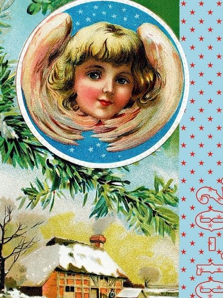 Produktbild: CALVENDO Puzzle 1.-2. 12. - Engel &uuml;ber Bauernhof | 1000 Teile Lege-Gr&ouml;&szlig;e 64x48cm Foto-Puzzle f&uuml;r gl&uuml;ckliche Stunden