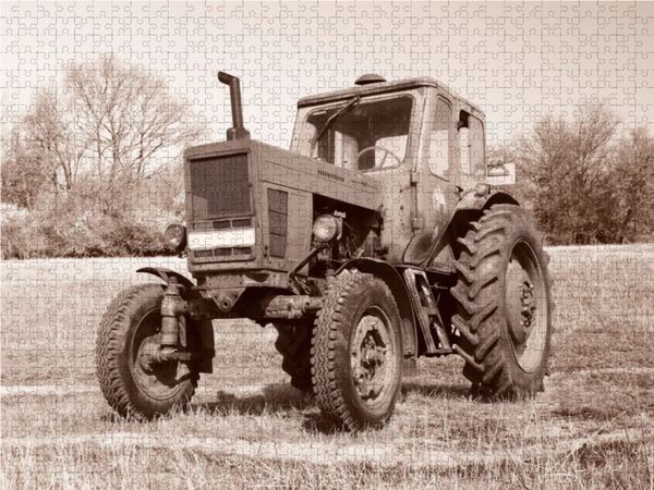 Produktbild: CALVENDO Puzzle Belarus MTZ 50 Super, Bj. ab 1970 | 1000 Teile Lege-Gr&ouml;&szlig;e 64x48cm Foto-Puzzle f&uuml;r gl&uuml;ckliche Stunden