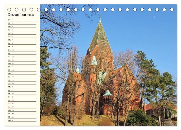 Produktbild: G&ouml;rlitz - Die Perle Niederschlesiens (Tischkalender 2026 DIN A5 quer), CALVENDO Monatskalender
