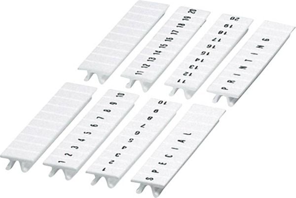 Phoenix Contact 1051919 Beschriftungsstreifen Passend für (Details): Klemmenbreite 6,2 mm Weiß 1 St.