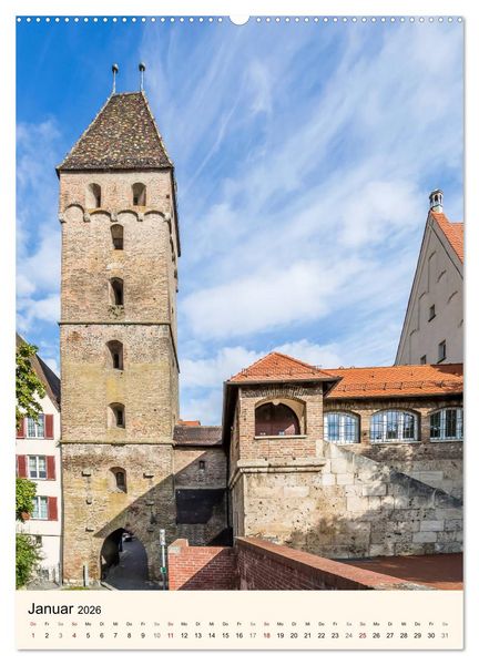 Produktbild: ULM Sehenswerte Orte (Wandkalender 2026 DIN A2 hoch), CALVENDO Monatskalender