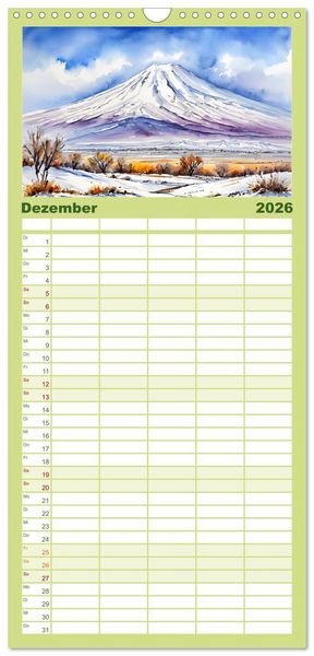 Produktbild: Familienplaner 2026 - T&uuml;rkei - Land auf zwei Kontinenten mit 5 Spalten (Wandkalender, 21 x 45 cm) CALVENDO