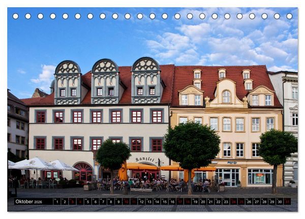 Produktbild: Naumburg - Kleinod an der Saale (Tischkalender 2026 DIN A5 quer), CALVENDO Monatskalender
