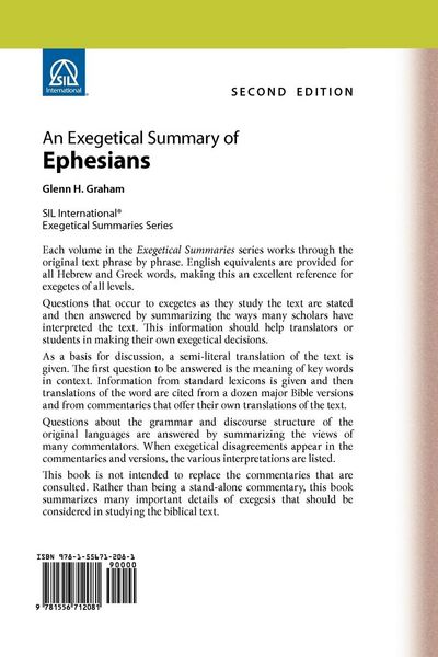 Produktbild: An Exegetical Summary of Ephesians, 2nd Edition