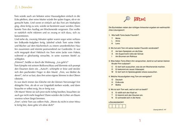 Produktbild: Drei Weihnachtsdetektive sind nicht zu bremsen. Ein Krimi-Adventskalender mit 24 Rätseln