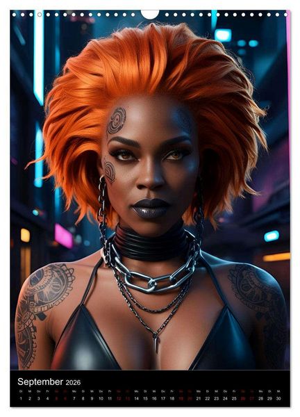 Produktbild: Die Hexen von Cyberpunk City (Wandkalender 2026 DIN A3 hoch), CALVENDO Monatskalender