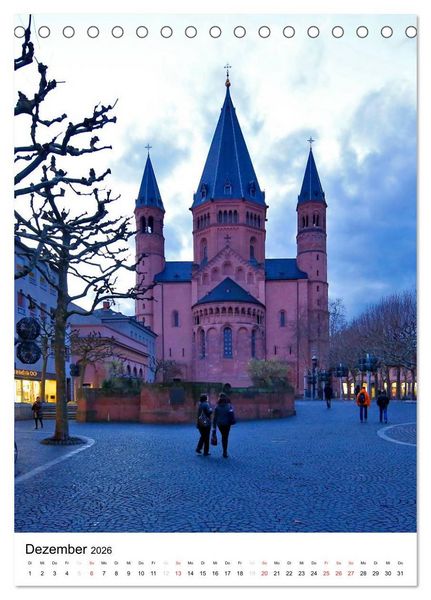 Produktbild: Mainz 2026 Bilder vom Frankfurter Taxifahrer Petrus Bodenstaff (Tischkalender 2026 DIN A5 hoch), CALVENDO Monatskalender