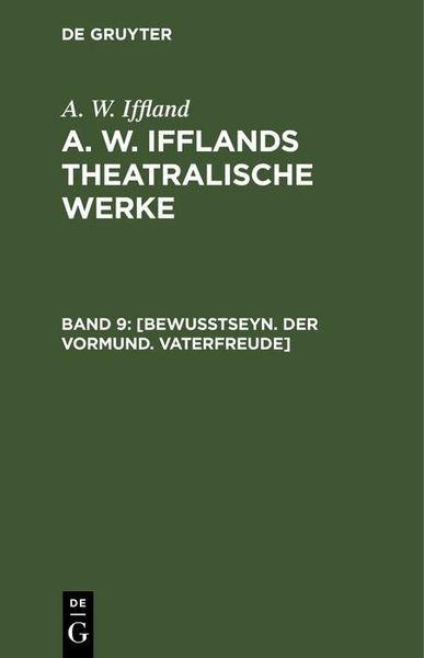 Produktbild: [Bewu&szlig;tseyn. Der Vormund. Vaterfreude]