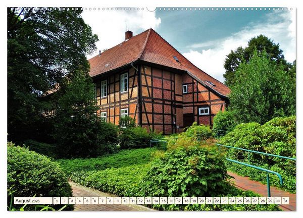 Produktbild: Rotenburg - Die bunte Stadt an der W&uuml;mme (hochwertiger Premium Wandkalender 2026 DIN A2 quer), Kunstdruck in Hochglanz