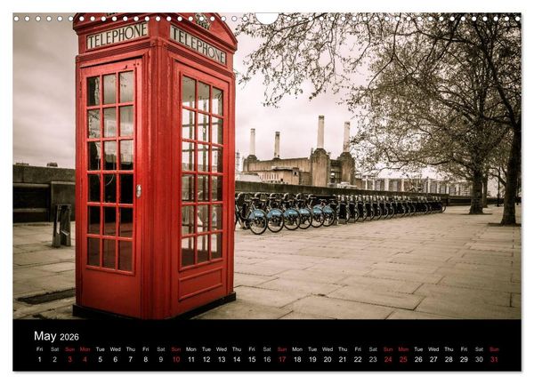Produktbild: London 2026 (Wall Calendar 2026 DIN A3 landscape), CALVENDO 12 Month Wall Calendar