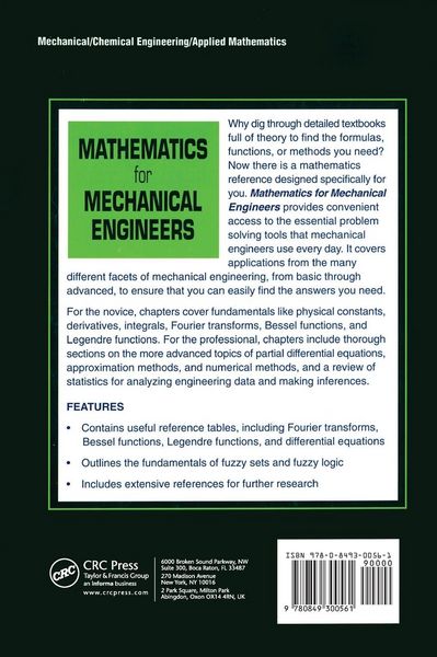 Produktbild: Mathematics for Mechanical Engineers