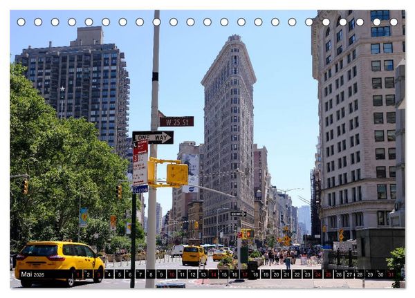 Produktbild: New York - 4 Tage unterwegs im Big Apple (Tischkalender 2026 DIN A5 quer), CALVENDO Monatskalender