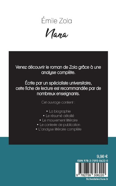Produktbild: Nana de &Eacute;mile Zola (fiche de lecture et analyse compl&egrave;te de l'oeuvre)