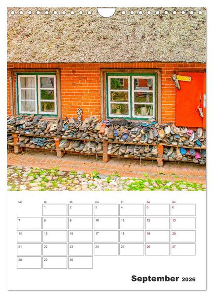 Produktbild: Hallig Hooge - Reiseplaner (Wandkalender 2026 DIN A4 hoch), CALVENDO Monatskalender