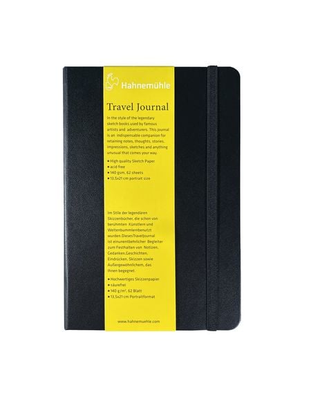 Hahnemühle Papier Travel Journal, 13,5 x 21 cm Hochformat, 140 g/m²