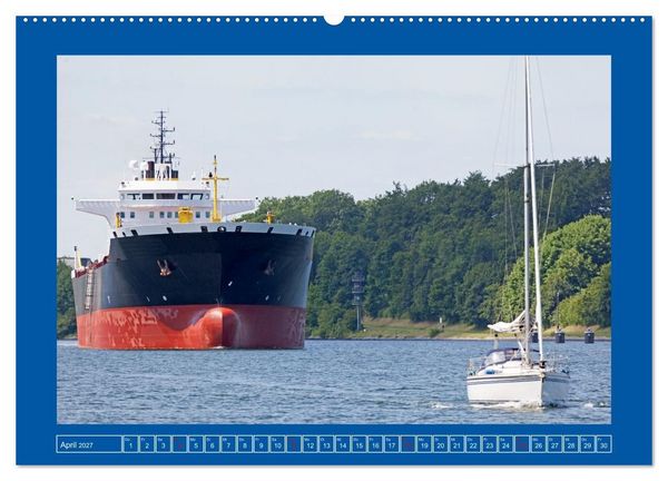 Produktbild: Unterwegs auf dem Nord-Ostsee-Kanal (hochwertiger Premium Wandkalender 2027 DIN A2 quer), Kunstdruck in Hochglanz