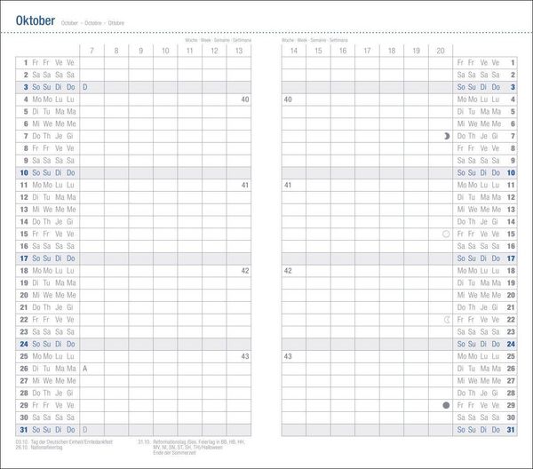 Produktbild: Monats-Taschenkalender, schwarz 2027