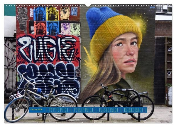 Produktbild: Street Art in London - cool, stylisch und hochprofessionell (Wandkalender 2026 DIN A2 quer), CALVENDO Monatskalender