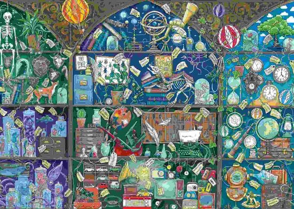 Produktbild: Erwachsenenpuzzle 1000 Teile - Das Kuriosit&auml;tenkabinett