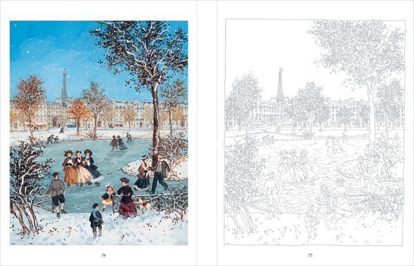 Produktbild: Luxury Coloring: Historisches Paris zum Ausmalen