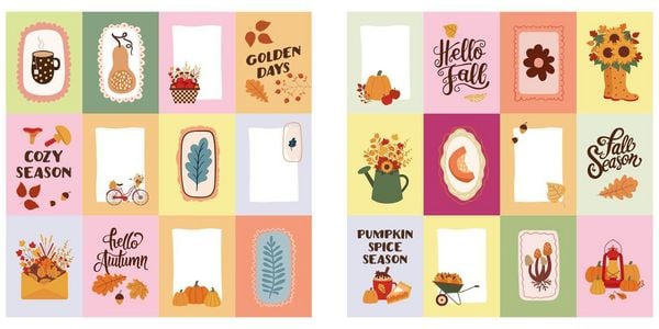 Produktbild: Sticker Love: Herbstzauber &ndash; &Uuml;ber 300 Etiketten und Cozy-Autumn-Aufkleber mit beschreibbarer Oberfl&auml;che