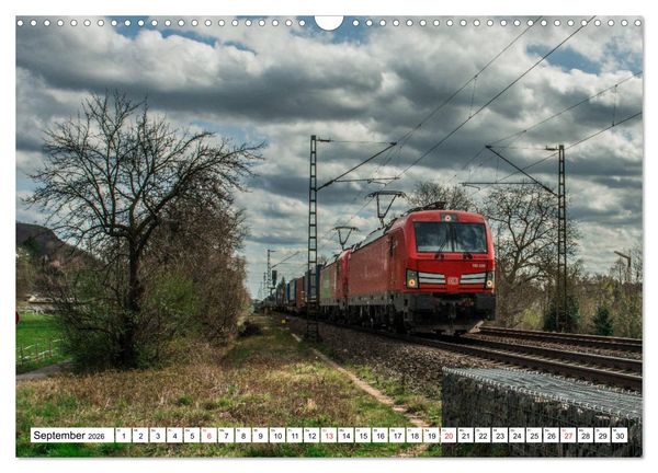 Produktbild: Eisenbahn an Rhein und Mosel 2026 (Wandkalender 2026 DIN A3 quer), CALVENDO Monatskalender