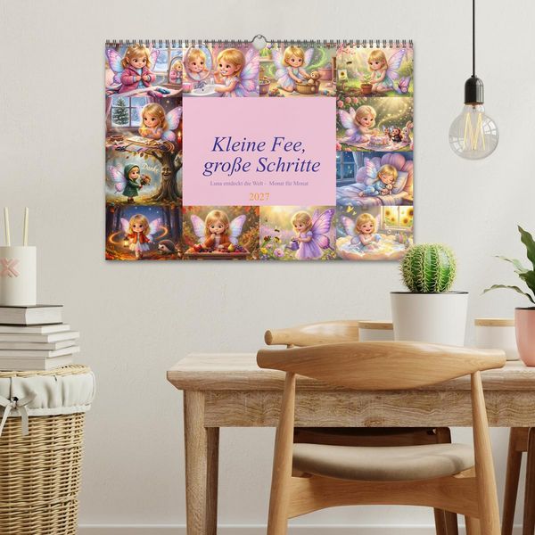Produktbild: Kleine Fee, gro&szlig;e Schritte (Wandkalender 2027 DIN A3 quer), CALVENDO Monatskalender