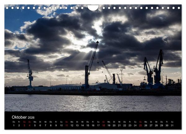 Produktbild: Hafen Hamburg (Wandkalender 2026 DIN A4 quer), CALVENDO Monatskalender