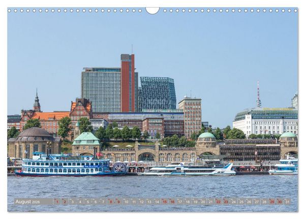 Produktbild: HAMBURG - Maritime Metropole (Wandkalender 2026 DIN A3 quer), CALVENDO Monatskalender