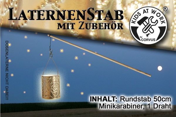 Produktbild: Corvus A750488 - Kids-at-Work, Laternen-Stab 50cm mit Zubeh&ouml;r