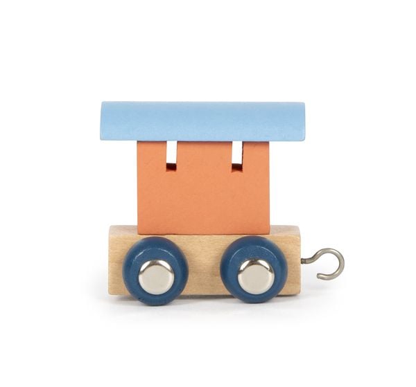 Buchstabenzug Polar Waggon lachs & eisblau