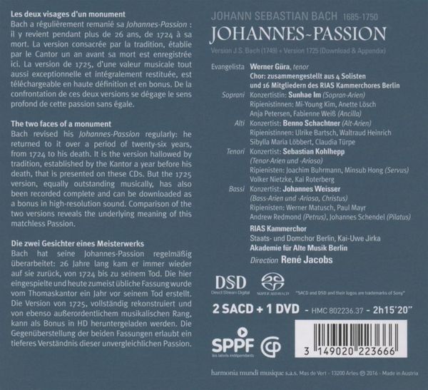 Produktbild: Johannes-Passion (1725)