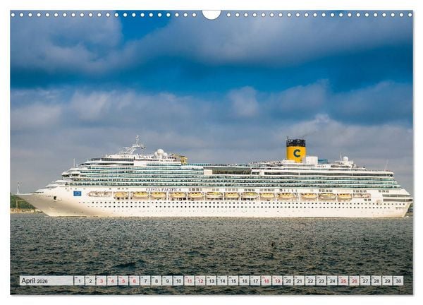 Produktbild: Kreuzfahrtschiffe 2026 (Wandkalender 2026 DIN A3 quer), CALVENDO Monatskalender