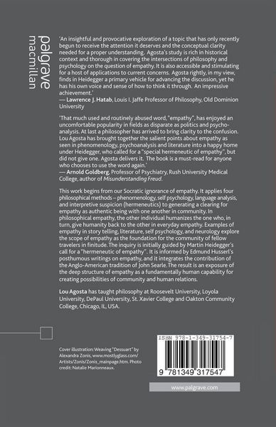 Produktbild: Empathy in the Context of Philosophy