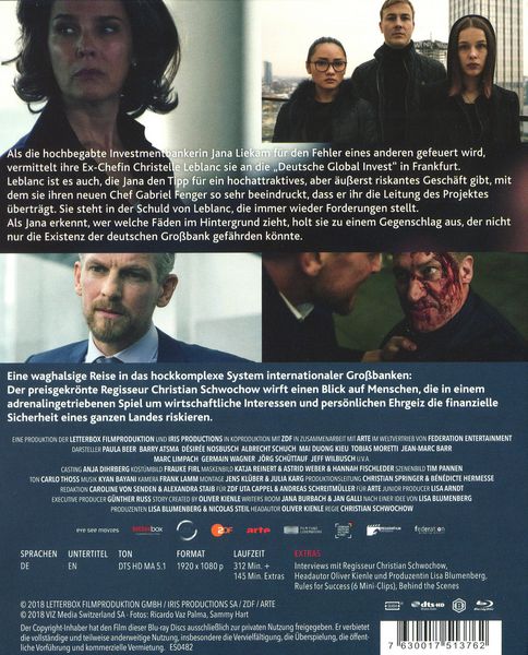 Produktbild: Bad Banks- Die komplette erste Staffel [2 BRs]