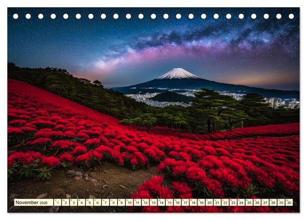 Produktbild: Typisch Japanisch (Tischkalender 2026 DIN A5 quer), CALVENDO Monatskalender