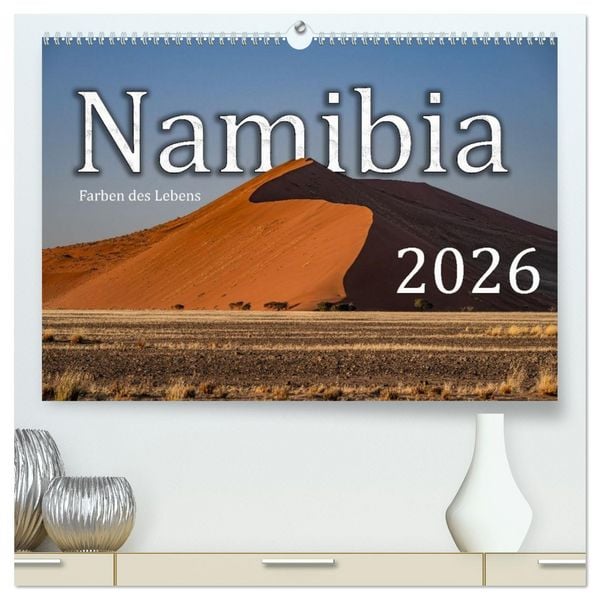 Produktbild: Namibia &ndash; Farben des Lebens (hochwertiger Premium Wandkalender 2026 DIN A2 quer), Kunstdruck in Hochglanz