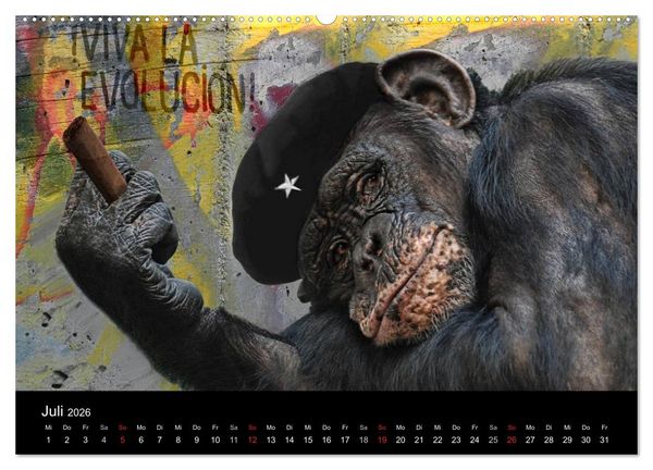 Produktbild: Tierisches (Wandkalender 2026 DIN A2 quer), CALVENDO Monatskalender