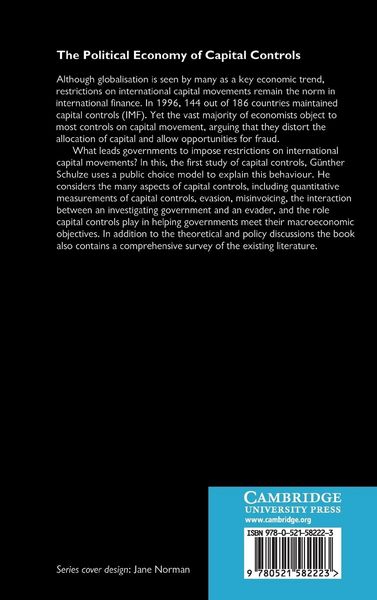 Produktbild: The Political Economy of Capital Controls