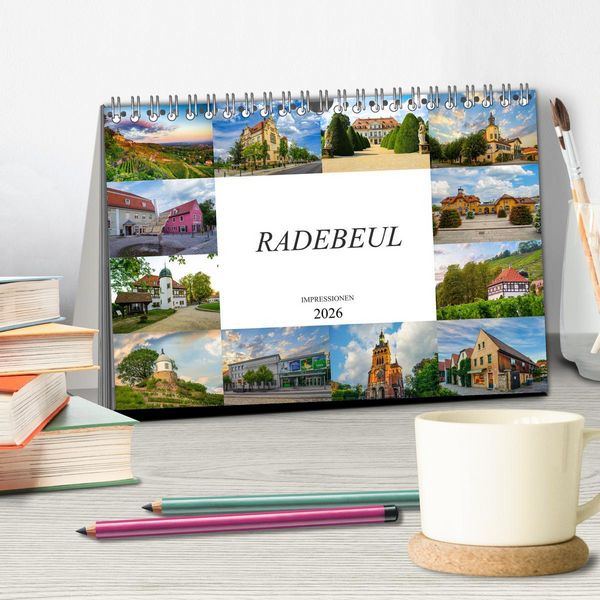 Produktbild: Radebeul Imressionen (Tischkalender 2026 DIN A5 quer), CALVENDO Monatskalender