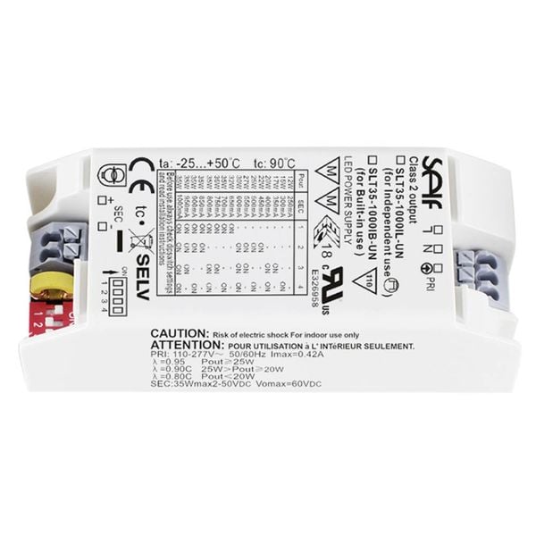 Self Electronics SLT35-1000IB-UN LED-Treiber Konstantstrom 35W 250 - 1000mA 2 - 50 V/DC nicht dimmbar, Möbelzulassung, Montage