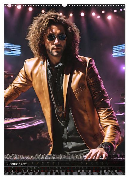 Produktbild: Rockstars - Live on Stage (Wandkalender 2026 DIN A2 hoch), CALVENDO Monatskalender