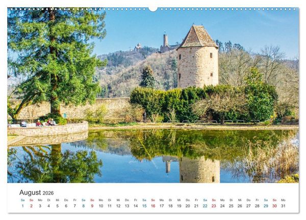 Produktbild: Weinheim - Eine Perle an der Bergstra&szlig;e (Wandkalender 2026 DIN A2 quer), CALVENDO Monatskalender