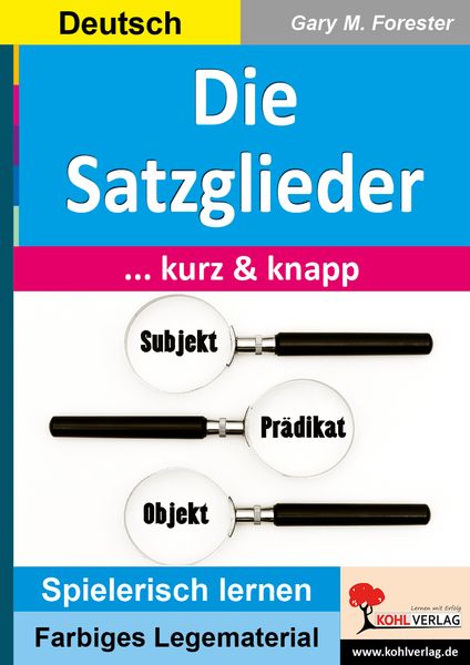 Produktbild: Die Satzglieder ... kurz und knapp