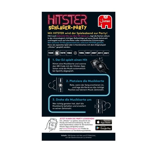 Jumbo Spiele - Hitster - Schlager Party