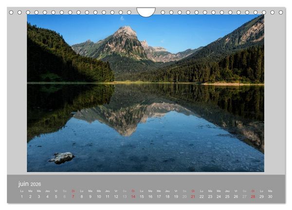 Produktbild: Suisse - Paysage de montagnes 2026 (Calendrier mural 2026 DIN A4 vertical), CALVENDO calendrier mensuel