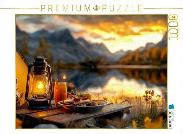 CALVENDO Puzzle Was für ein Abend | 1000 Teile Lege-Größe 64x48cm Foto-Puzzle für glückliche Stunden
