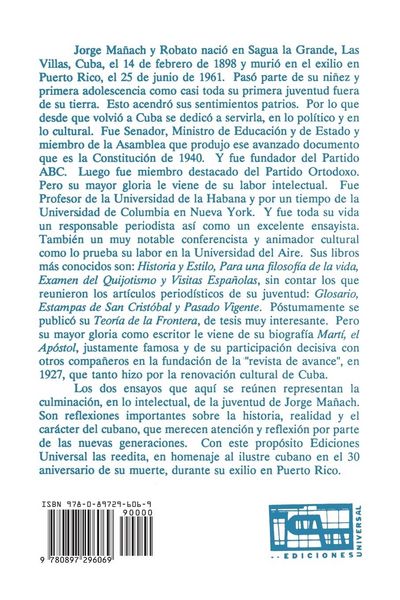 Produktbild: La Crisis de La Alta Cultura * Indagacion del Choteo