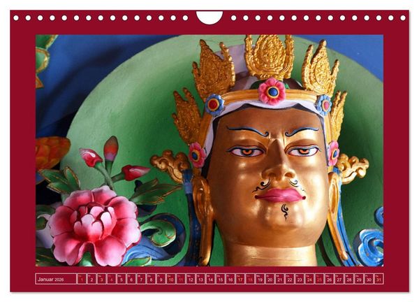 Produktbild: Buddhas & Bhodisattvas (Wandkalender 2026 DIN A4 quer), CALVENDO Monatskalender