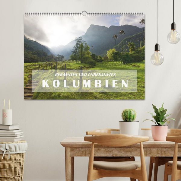 Produktbild: BEKANNTES UND UNBEKANNTES KOLUMBIEN (Wandkalender 2026 DIN A2 quer), CALVENDO Monatskalender